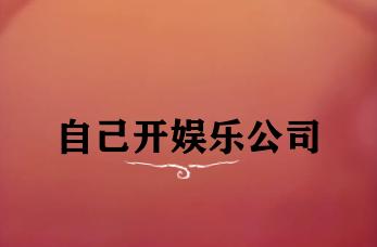 自己开娱乐公司