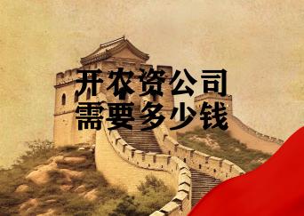 开农资公司需要多少钱 开农资公司需要多少钱