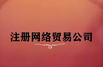 注册网络贸易公司