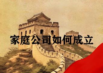 家庭公司如何成立