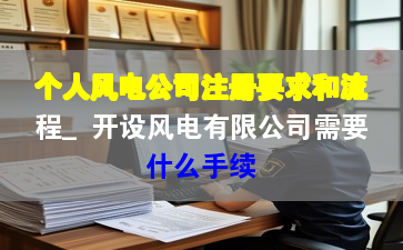 个人风电公司注册要求和流程_开设风电有限公司需要什么手续